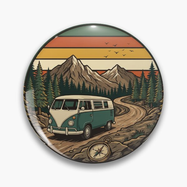 Item preview, Roads Were Made For Adventures Vintage Camping T-Shirt | Retro Van Life & Road Trip Design designed and sold by Mhdou97.