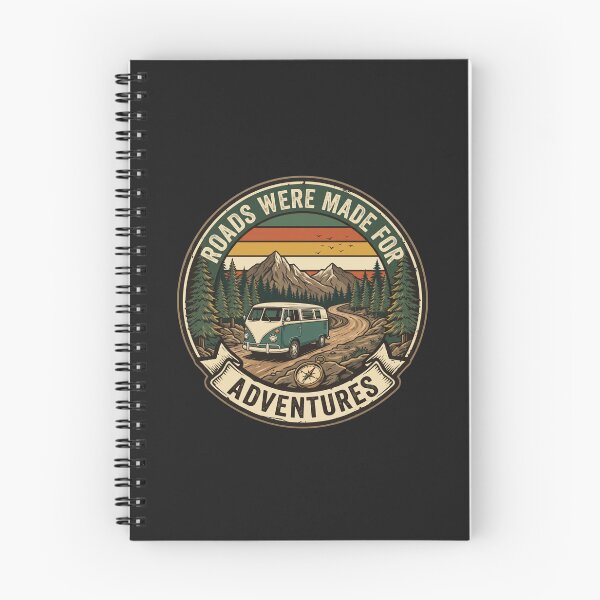 Item preview, Roads Were Made For Adventures Vintage Camping T-Shirt | Retro Van Life & Road Trip Design designed and sold by Mhdou97.