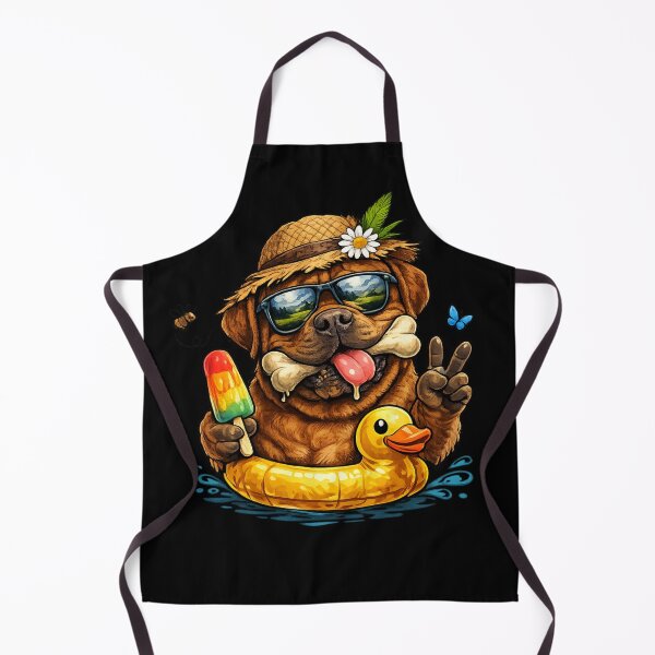 Item preview, French Mastiff Dog Pool Party designed and sold by ttuniques.