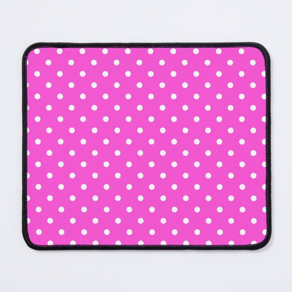 Item preview, Polka Dots Bright Neon Pink and White Pattern designed and sold by kierkegaard.
