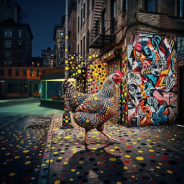 Vorschaubild zum Design Urban Chicken Street Art von Home Decor Art