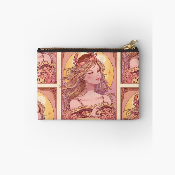 Item preview, Cancer Zodiac Goddess Art | Cancer Energy Celestial Astrology Illustration | Pastel Anime Fantasy Girl | Crab Zodiac Sign | Art Nouveau Horoscope Wall Art | Cancer Birthday Gift designed and sold by RSDigitalPrintDesign.