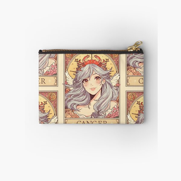 Item preview, Cancer Zodiac Goddess Art | Cancer Energy Celestial Astrology Illustration | Pastel Anime Fantasy Girl | Crab Zodiac Sign | Art Nouveau Horoscope Wall Art | Cancer Birthday Gift designed and sold by RSDigitalPrintDesign.
