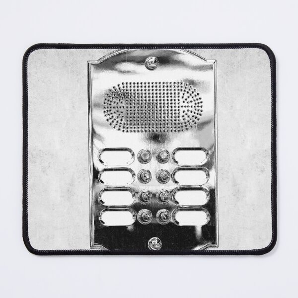 Item preview, Vintage Chrome Apartment Intercom Panel designed and sold by Ghoul Enterprises.