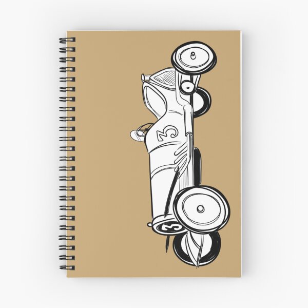 Item preview, Chitty race car black and white designed and sold by TheNuttyDuck.