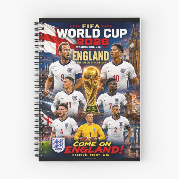 Item preview, FIFA 2026 WORLD CUP - England - There Lions Ready for Glory designed and sold by DBM Photo Art 1.