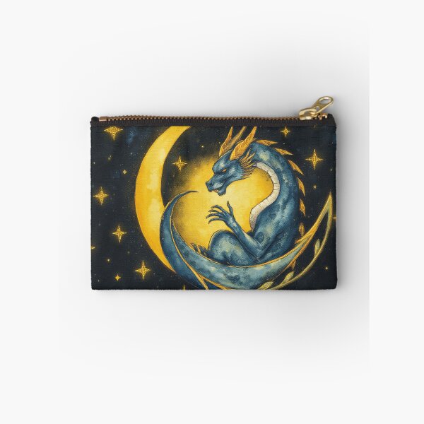 Item preview,  Celestial Crescent Moon Dragon Tarot Art designed and sold by StudioForge.