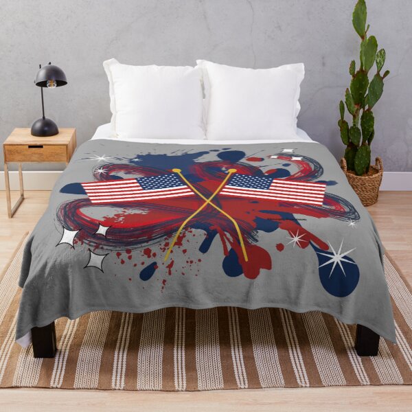 Item preview, USA Flags with paint splatter designed and sold by artbyomega.