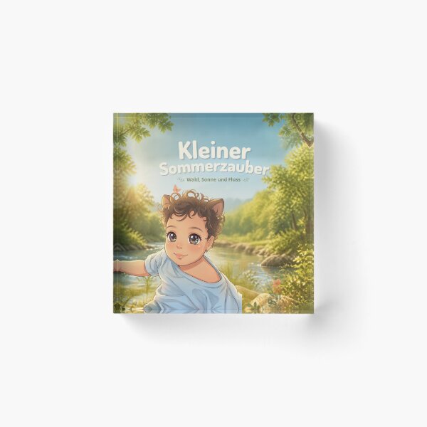Item preview, Little Summer Magic – Cute Forest River Nature Fantasy Art designed and sold by DervoTeck2767.