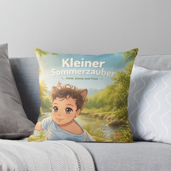 Item preview, Little Summer Magic – Cute Forest River Nature Fantasy Art designed and sold by DervoTeck2767.