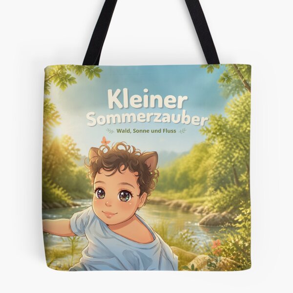 Item preview, Little Summer Magic – Cute Forest River Nature Fantasy Art designed and sold by DervoTeck2767.
