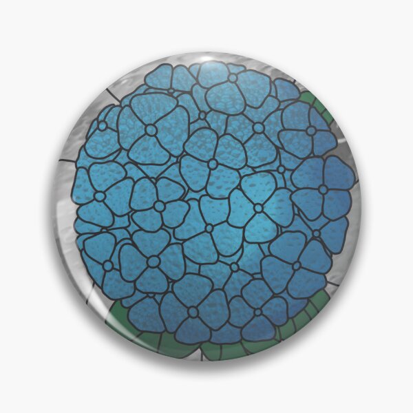 Item preview, Framed stained glass hydrangea designed and sold by DesignsbyElyse.