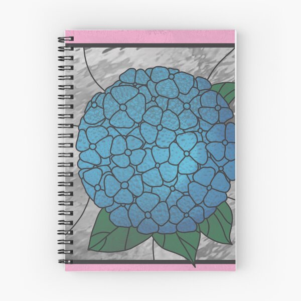 Item preview, Framed stained glass hydrangea designed and sold by DesignsbyElyse.