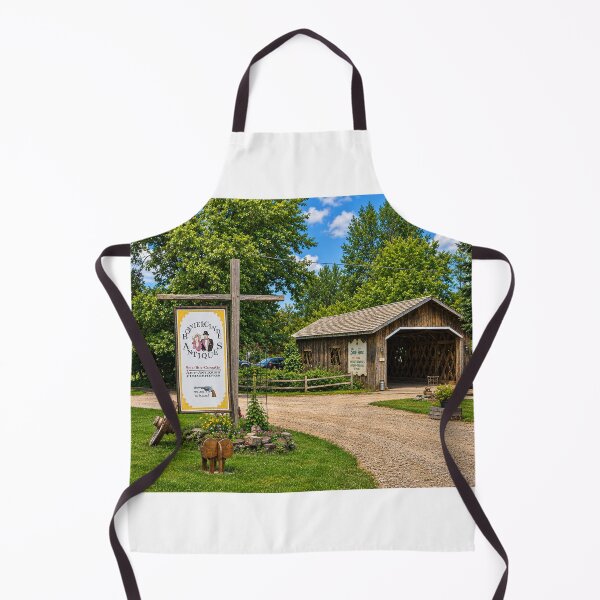 Item preview, Spade Farm Covered Bridge in July designed and sold by gotucoveredart.