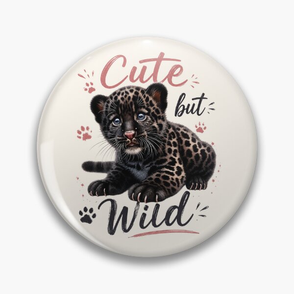 Item preview, Cute but Wild Baby Panther Cub designed and sold by SweetLilith.