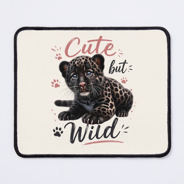 Item preview, Cute but Wild Baby Panther Cub designed and sold by SweetLilith.