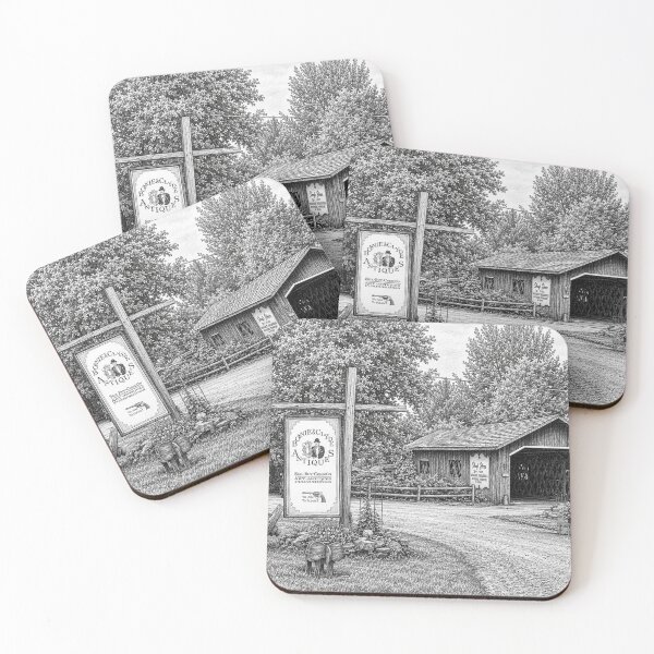 Item preview, Spade Farm Covered Bridge graphene sketch designed and sold by gotucoveredart.