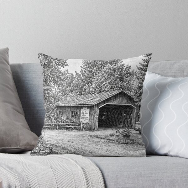 Item preview, Spade Farm Covered Bridge graphene sketch designed and sold by gotucoveredart.