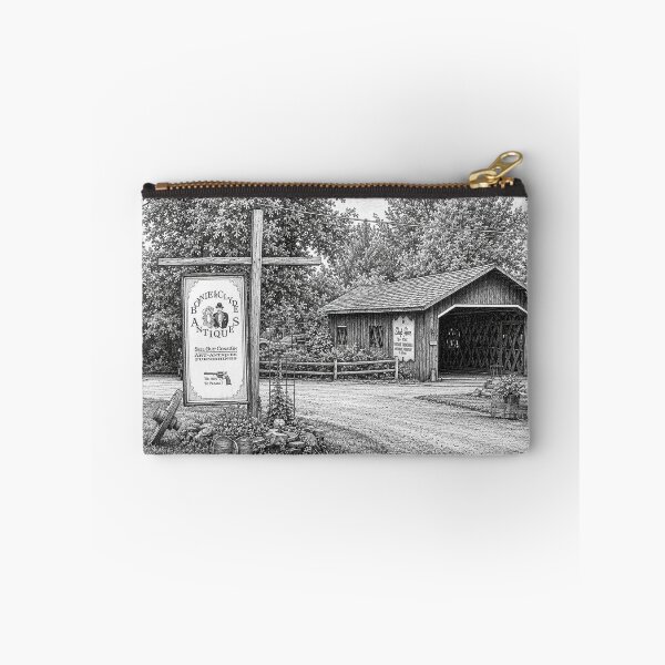 Item preview, Spade Farm Covered Bridge graphene sketch designed and sold by gotucoveredart.