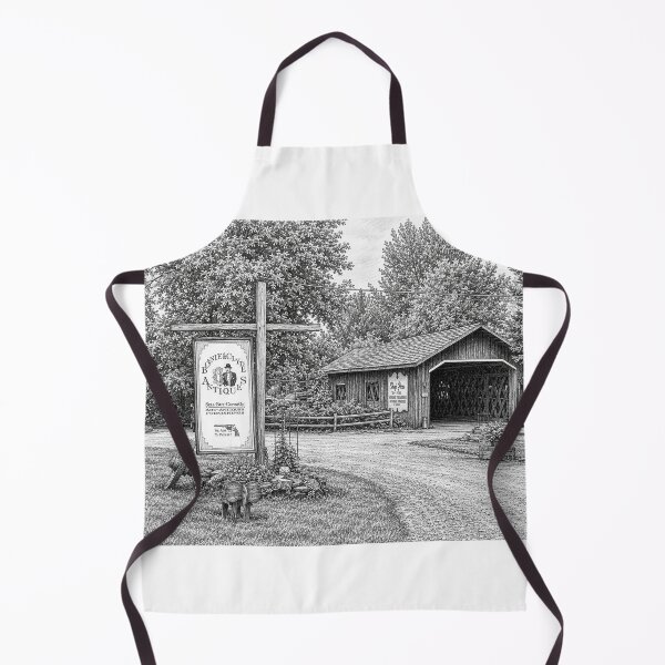 Item preview, Spade Farm Covered Bridge graphene sketch designed and sold by gotucoveredart.