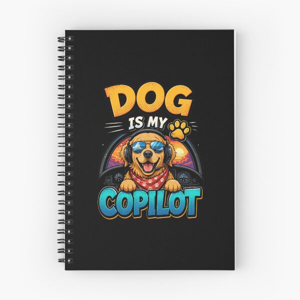 Item preview, Dog Is My Copilot Aviation Golden Retriever designed and sold by SoyLamderma.