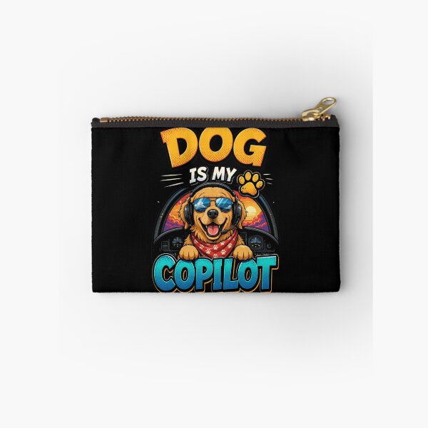 Item preview, Dog Is My Copilot Aviation Golden Retriever designed and sold by SoyLamderma.