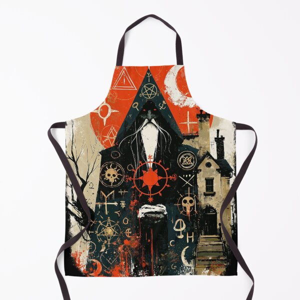 Item preview, The Old Rites: Occult Sorcerer Beneath a Blood Eclipse Folk Horror Art designed and sold by The Wild Kingdom.