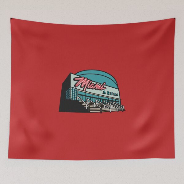 Item preview, Miami Arena Vintage Retro Sports Stadium designed and sold by Apex & Anthem .