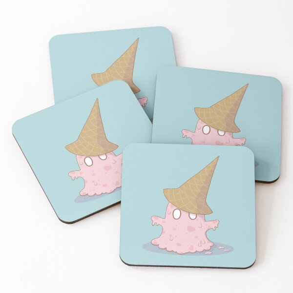 Item preview, Strawberry Ice Cream Ghost Witch designed and sold by annablankpage.