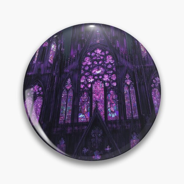 Item preview, Cyberpunk Neo Gothic Cathedral Neon Art designed and sold by StudioForge.