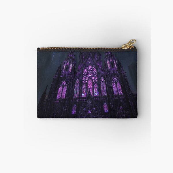 Item preview, Cyberpunk Neo Gothic Cathedral Neon Art designed and sold by StudioForge.