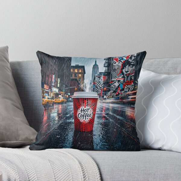 Item preview, Hot Coffee To Go Pop Art designed and sold by Home Decor Art.