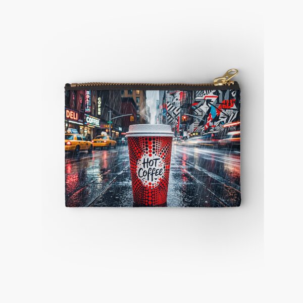 Item preview, Hot Coffee To Go Pop Art designed and sold by Home Decor Art.