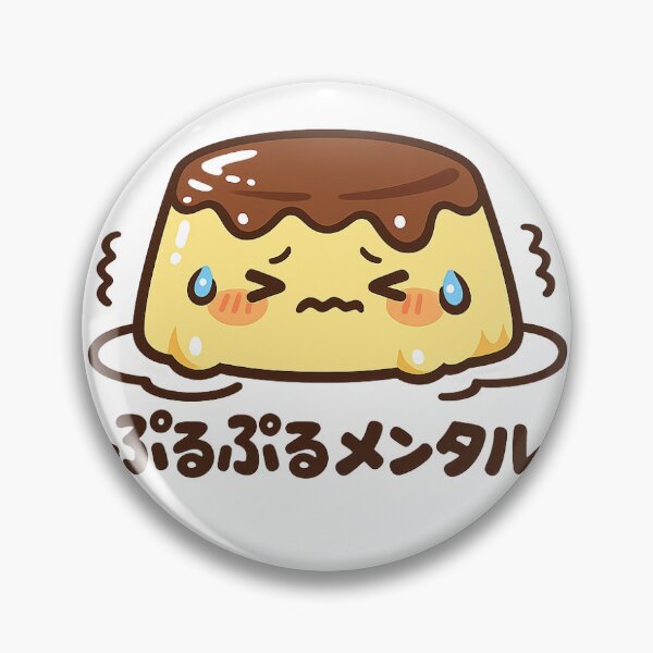 Item preview, Wobbly Pudding with Shaky Feelings | Puru Puru Mental designed and sold by ArtPrintPov.