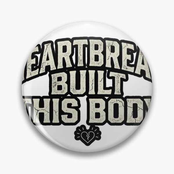 Item preview, Heartbreak Built This Body - Gym & Heartbreak Motivational Quote designed and sold by FitEnvy.