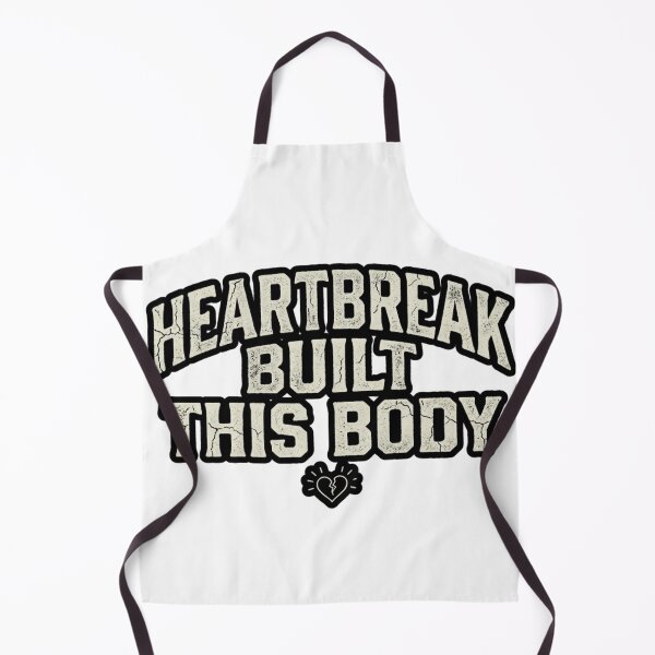 Item preview, Heartbreak Built This Body - Gym & Heartbreak Motivational Quote designed and sold by FitEnvy.