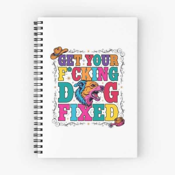 Item preview, Get Your Dog Fixed Retro Cowpoke Animal Welfare designed and sold by SoyLamderma.