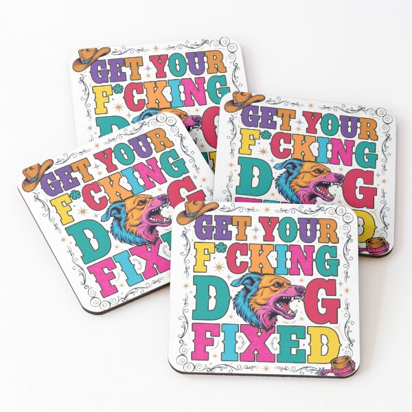 Item preview, Get Your Dog Fixed Retro Cowpoke Animal Welfare designed and sold by SoyLamderma.