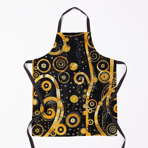 Item preview, Gustav Klimt-Style Golden And Black Abstract Designs designed and sold by DEC02.