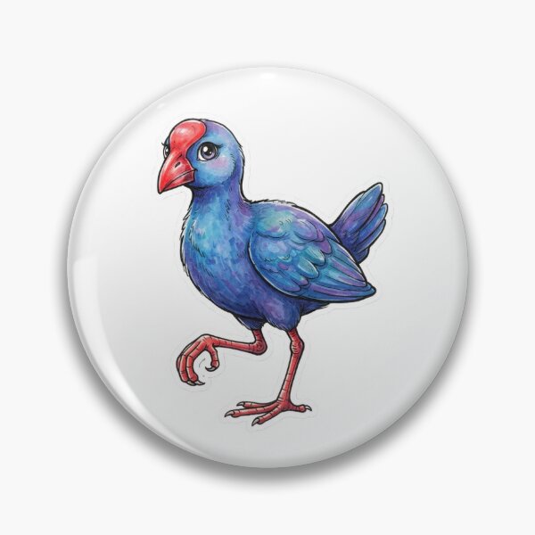 Item preview, Pūkeko Sticker | New Zealand Native Bird designed and sold by ToiKiri.