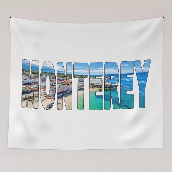 Item preview, MONTEREY - Bay California Cannery Row Sunny Day Beach Paradise designed and sold by Adam Gormley.