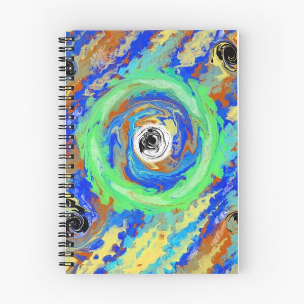 Item preview, Retro Futuristic Orbit Noise Spiral designed and sold by VerdantVerseR.