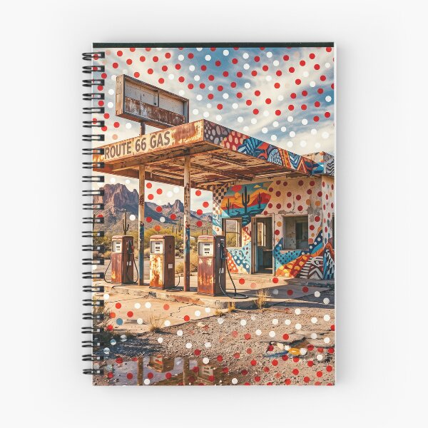 Item preview, Deserted Pop Art Gas Station designed and sold by Home Decor Art.