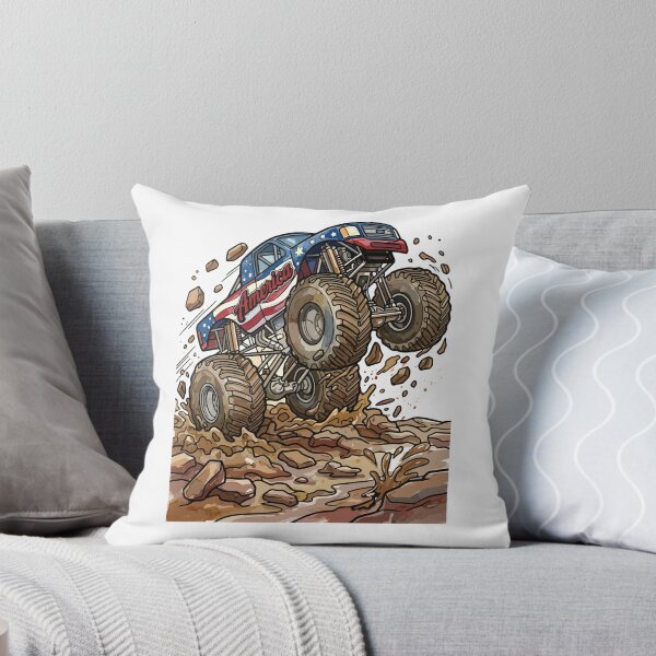 Item preview, America Monster Truck Mud Wheelie designed and sold by jlStopMedia.