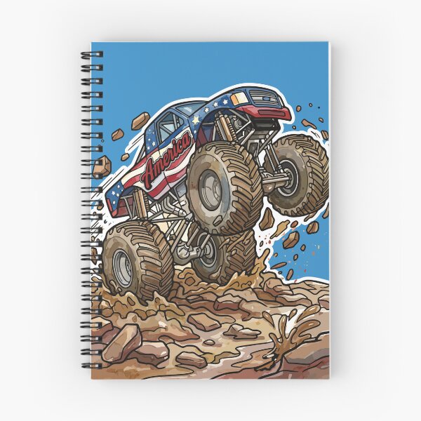 Item preview, America Monster Truck Mud Wheelie designed and sold by jlStopMedia.