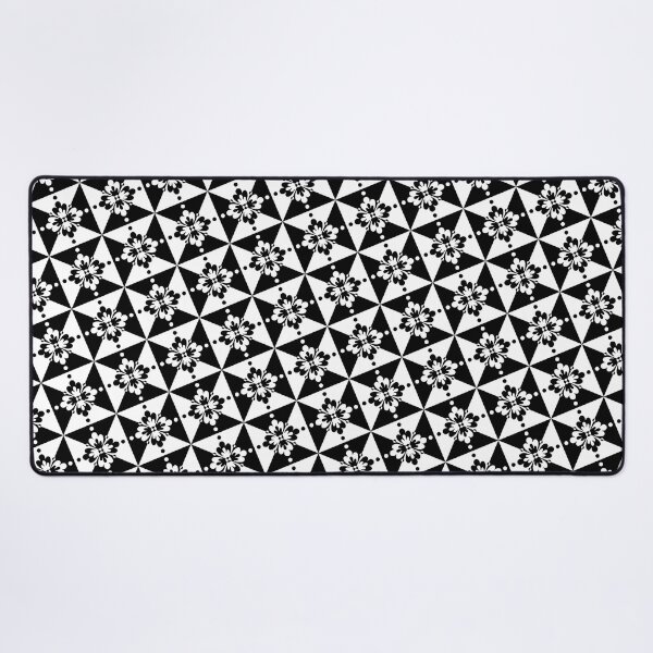 Item preview, Pajaritas florales alternadas con flujo dinámico en blanco y negro de Regal designed and sold by Here's To Endless Possibilities.