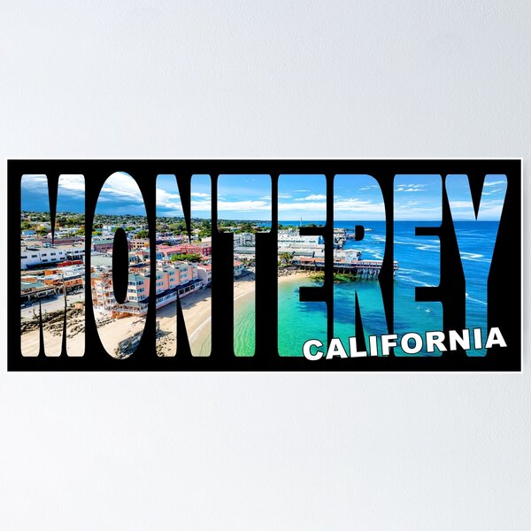 Item preview, MONTEREY California - Bay Cannery Row Sunny Day Beach Paradise designed and sold by Adam Gormley.
