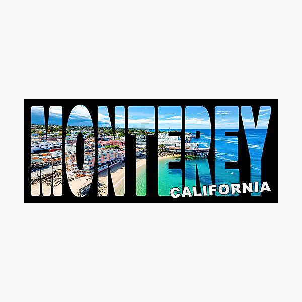 Item preview, MONTEREY California - Bay Cannery Row Sunny Day Beach Paradise designed and sold by Adam Gormley.
