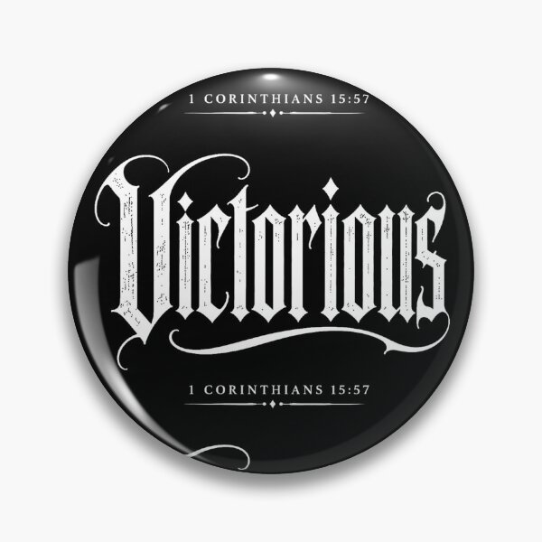 Item preview, Victorious Christian Gothic Typography Streetwear Design designed and sold by wpshinobi.
