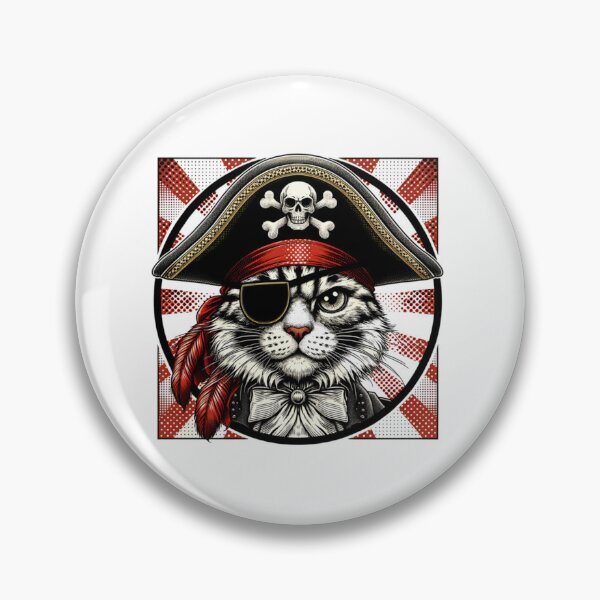 Item preview, The Pirate Cat designed and sold by ginettearts.